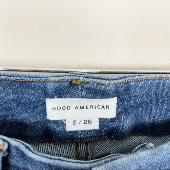 Good American Good Legs Crop Jeans Size 2 - Picture 4 of 6